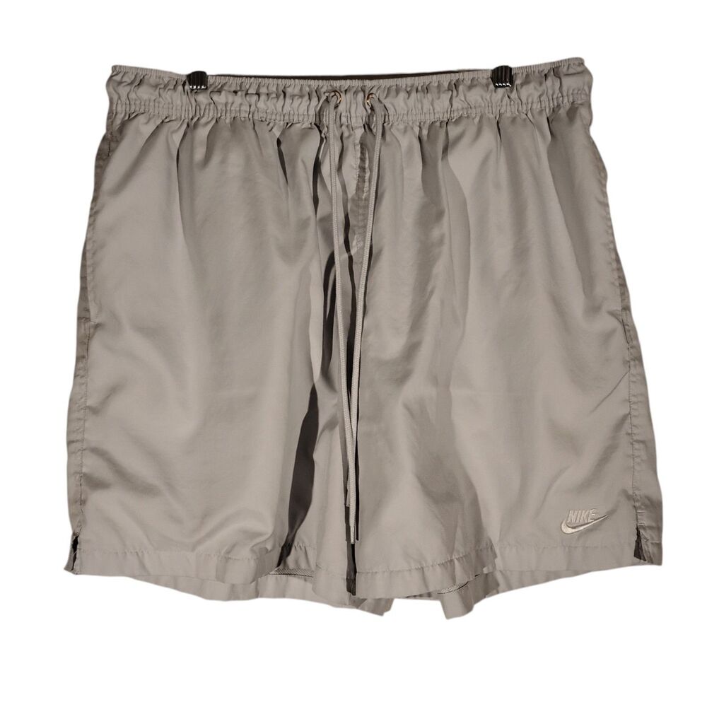Nike Sportswear club flow woven shorts mens XL XLarge gray swim board FN3307